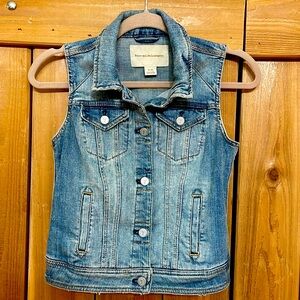 Anthropologie Pilcro Denim Jean Vest XS